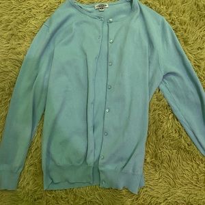 Y2K/INDIE blue sweater cardigan